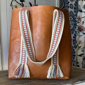 Madewell Medium Transport Tote - Woven Handle